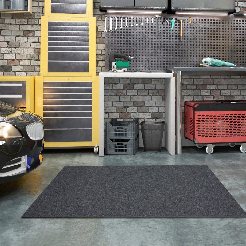 TREETONE Oil Spill Mat  3 x 6 Ft  Premium Absorbent Oil Pad. Contains Liquids  Protects Garage Floor from Spills  Drips  Splashes and Stains. Washable  Reusable  Waterproof Rubber Parking Mats - Image 1